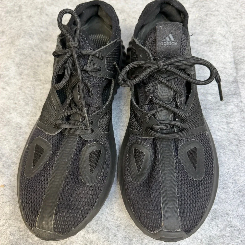 Adidas Alphabounce Triple Black Mesh Running Shoes Womens Sneakers Low Top